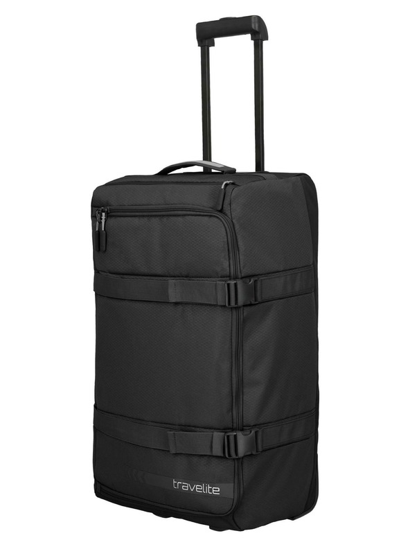 Travelite Cestovná taška Travelite Kick Off Wheeled Duffle L Black