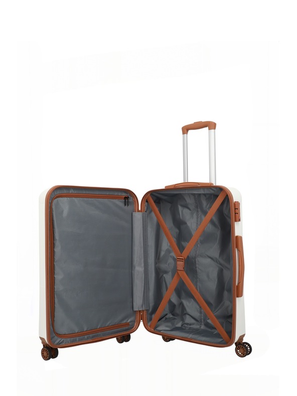 Travelite Travelite Bali M biela/koňaková