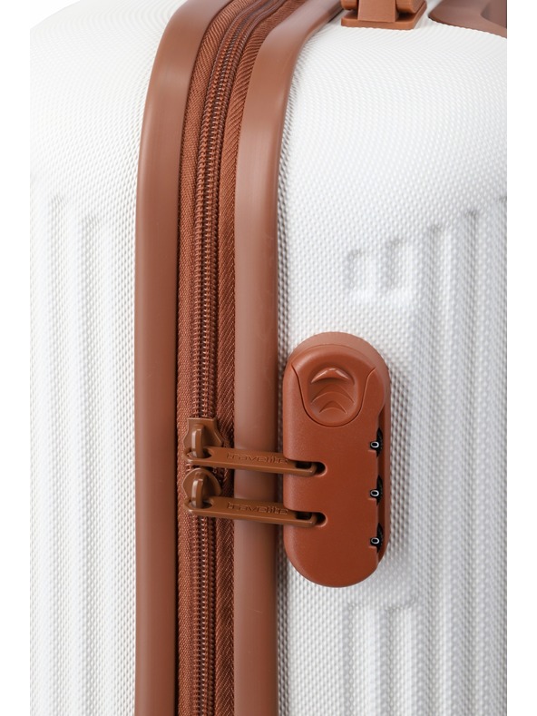 Travelite Cestovná taška Travelite Bali S White/Cognac