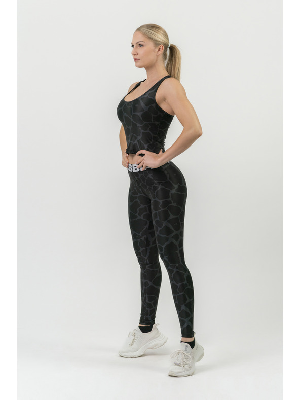 Nebbia NATURE-INSPIRED športový crop top "Racer back" 549 Nebbia