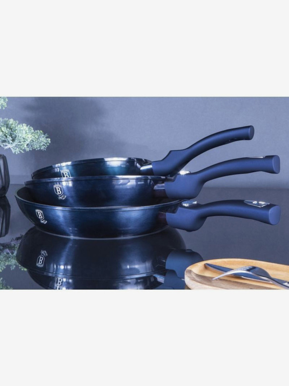 Berlingerhaus Sada troch panvíc s odnímateľnou rukoväťou 5 ks BERLINGERHAUS Aquamarine Metallic Line