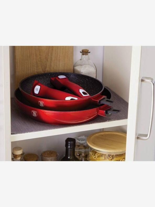 Berlingerhaus Panvica s odnímateľnou rukoväťou a pokrievkou BERLINGERHAUS Burgundy Metallic Line