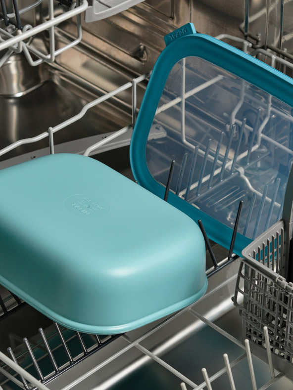 Mepal Sada troch misiek vo svetlomodrej farbe Mepal Cirqula Rectangular (500 +1000 +2000 ml)