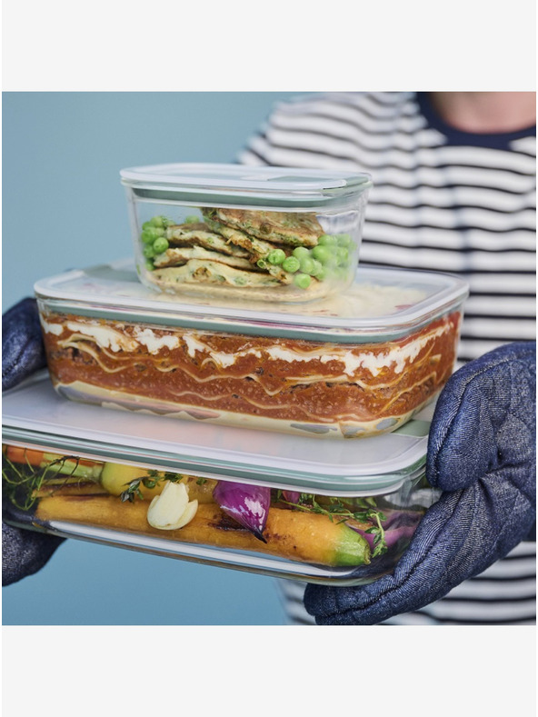 Mepal Sklenená dóza na potraviny Mepal EasyClip (700 ml)