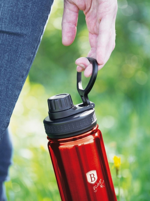 Berlingerhaus Nerezová športová fľaša 0,54 l BERLINGERHAUS Burgundy Metallic Line