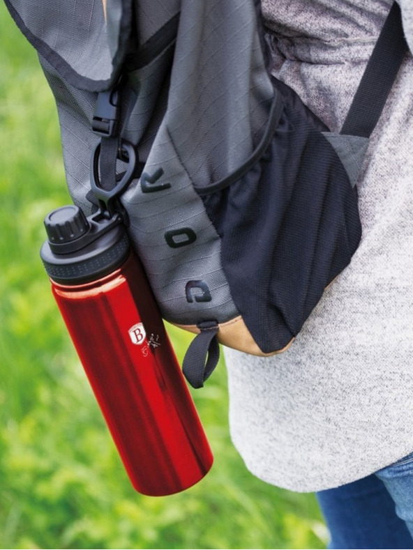 Berlingerhaus Nerezová športová fľaša 0,54 l BERLINGERHAUS Burgundy Metallic Line