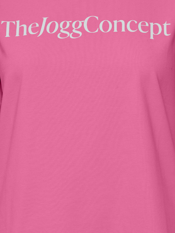 The Jogg Concept Ružové dámske tričko The Jogg Concept