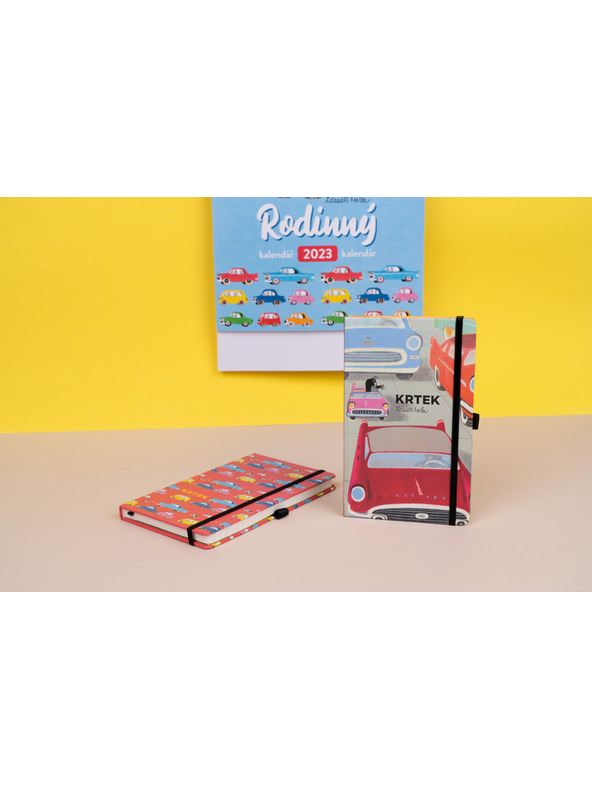 NOTIQUE NOTIQUE Poznámky Krtko a auto, linajkované, 13 x 21 cm BAAGL