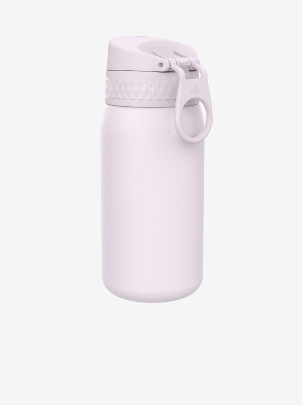 ION8 Svetlo fialová fľaša z nerezovej ocele Ion8 Leak Proof (400 ml)