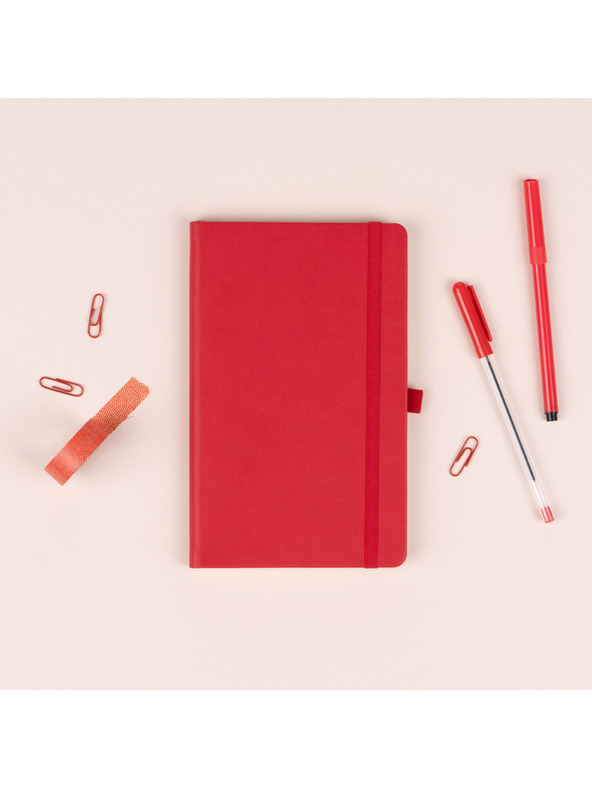 NOTIQUE NOTIQUE Notes Červené, linkované, 13 x 21 cm