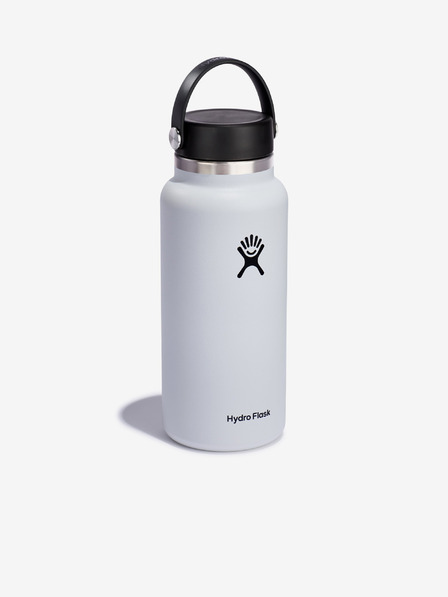 Hydro Flask Biela nerezová termofľaša Hydro Flask Wide Mouth Flex Cap (946 ml)