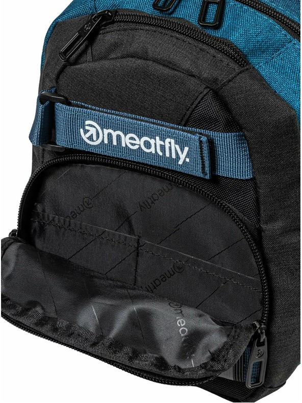 Meatfly Meatfly batoh Levi Petrol Heather/Charcoal Heather 10 L