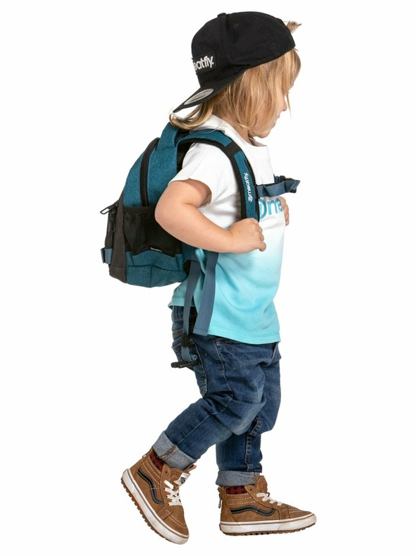 Meatfly Meatfly batoh Levi Petrol Heather/Charcoal Heather 10 L