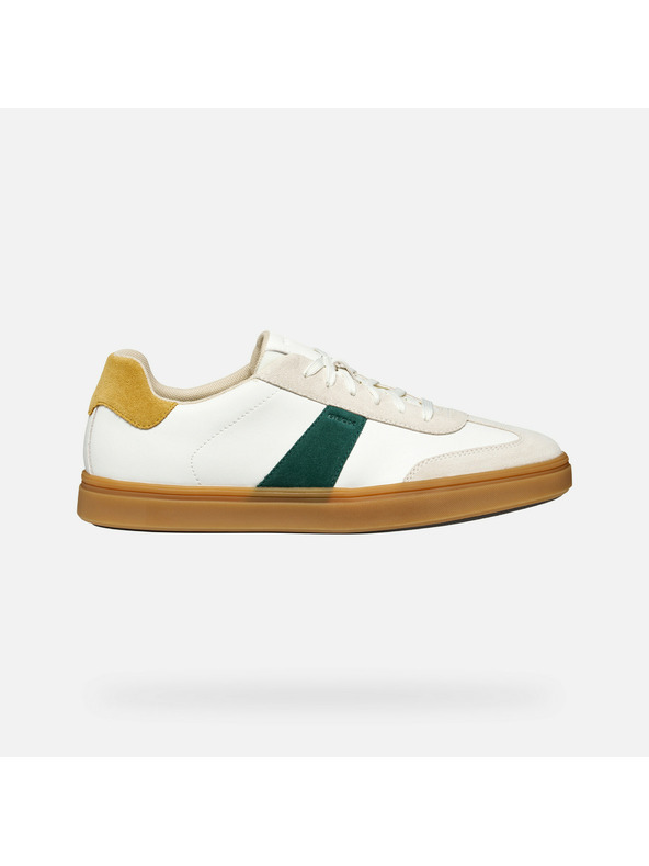 Geox Biele pánske tenisky Geox Baltmoore