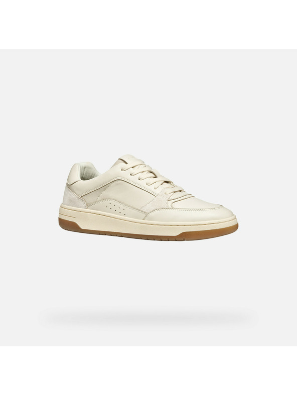 Geox Krémové pánske tenisky Geox Sedral Court