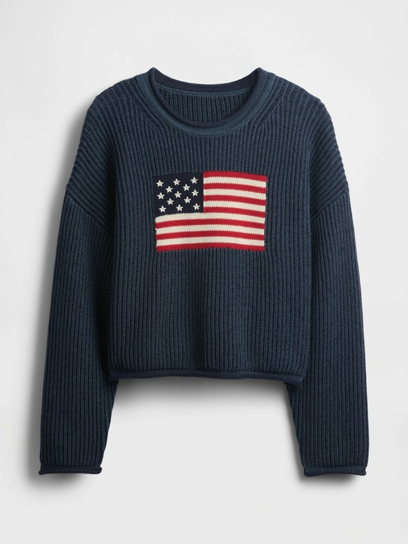 GAP Oversize crop sveter Americana GAP