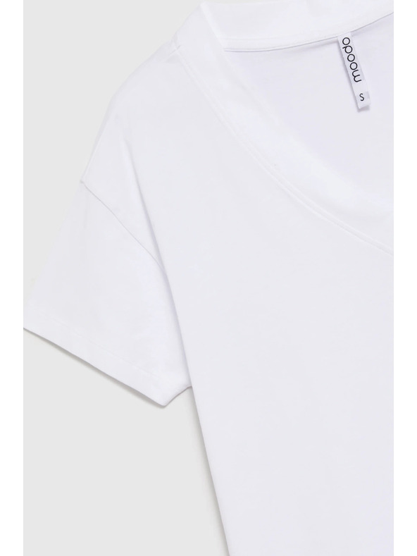 Moodo Biele dámske tričko Moodo