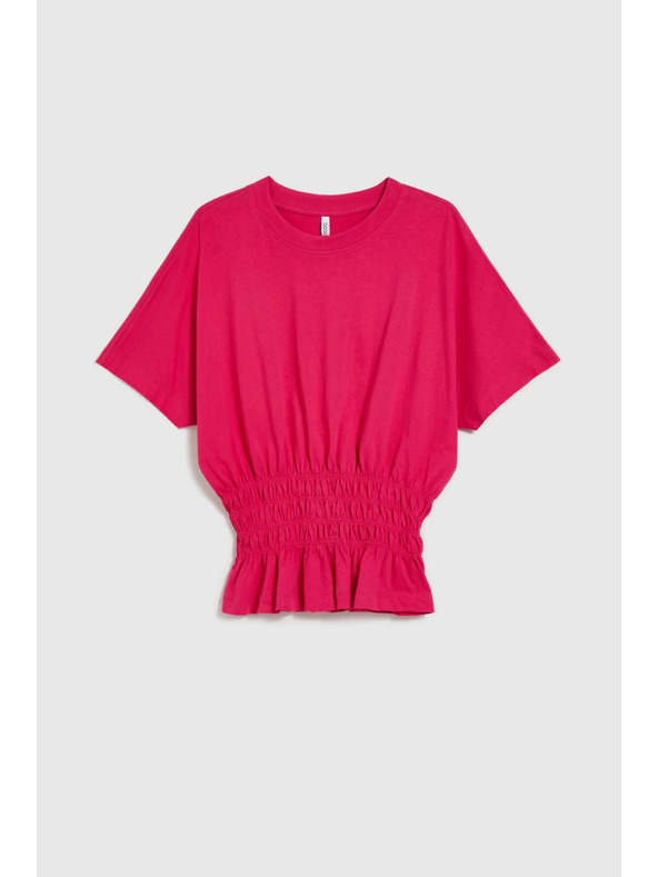 Moodo Fuchsiové dámske tričko Moodo