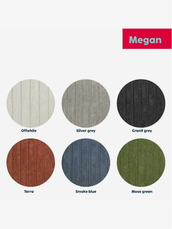 Kela Kúpeľňová predložka Megan 120x70 cm bavlna terra KELA