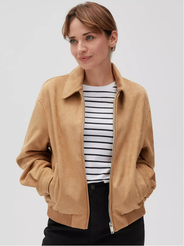 Moodo Béžová dámska bunda