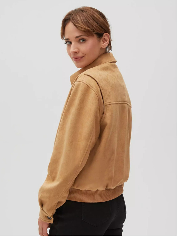 Moodo Béžová dámska bunda