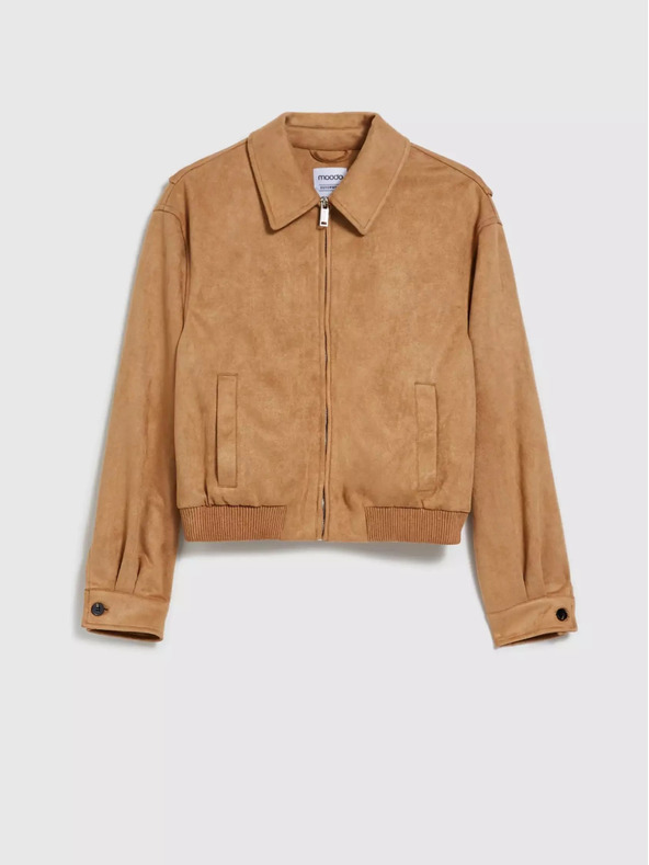 Moodo Béžová dámska bunda