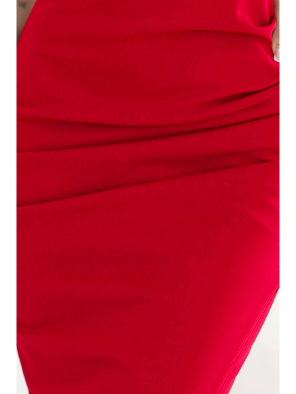 numoco Midi šaty CALLIE s odhalenými ramenami