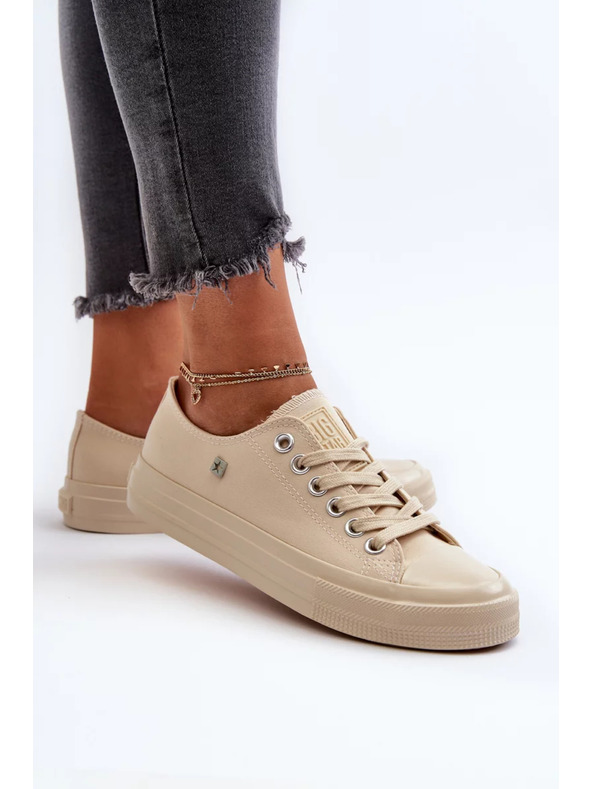 BIG STAR SHOES Klasické dámske tenisky Big Star - Béžové