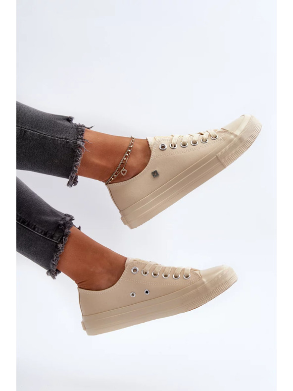 BIG STAR SHOES Klasické dámske tenisky Big Star - Béžové