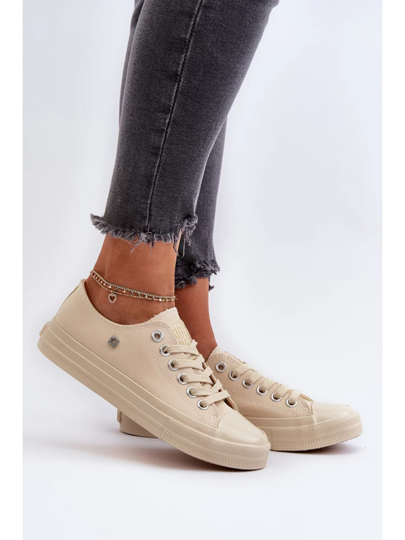 BIG STAR SHOES Klasické dámske tenisky Big Star - Béžové