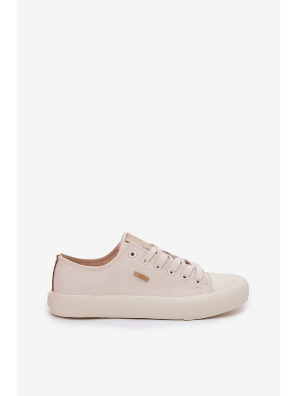 BIG STAR SHOES Dámske plátené tenisky Big Star – béžové