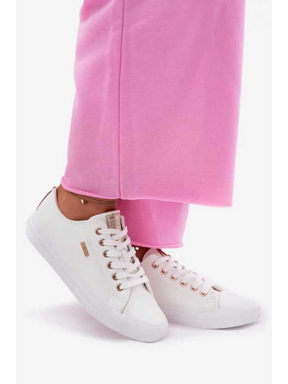 BIG STAR SHOES Dámske tenisky z EKO kože Big Star – biele