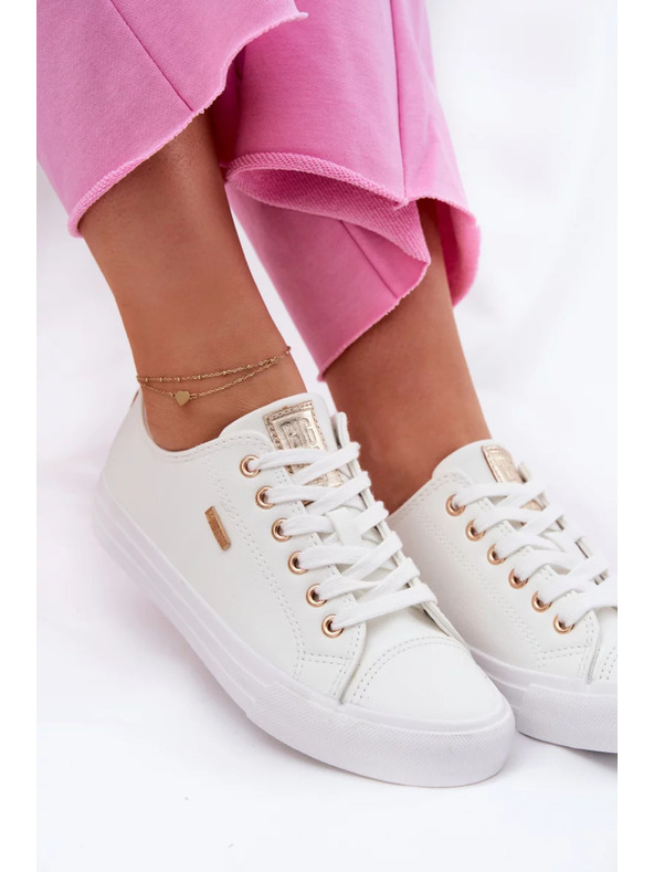 BIG STAR SHOES Dámske tenisky z EKO kože Big Star – biele