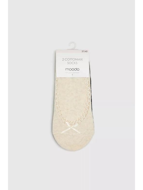 Moodo Béžové ponožky