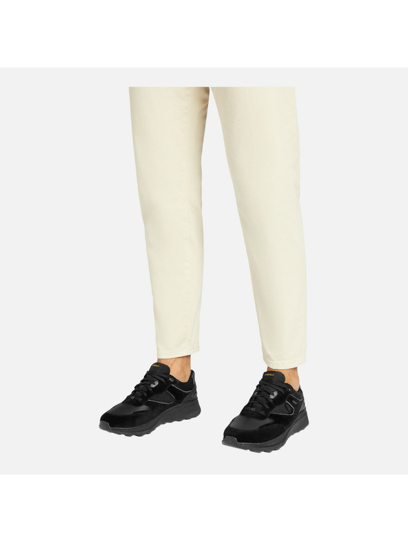 Geox Čierne pánske tenisky Geox Spherica Actif X1