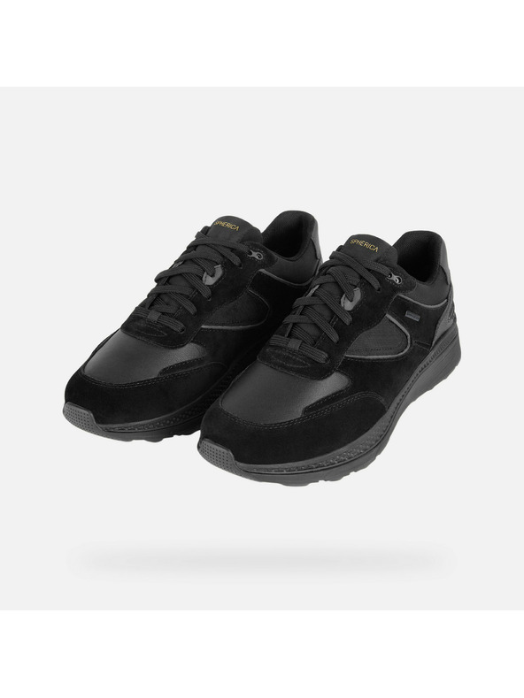 Geox Čierne pánske tenisky Geox Spherica Actif X1