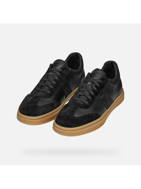 Geox Čierne pánske tenisky Geox Baltmoore