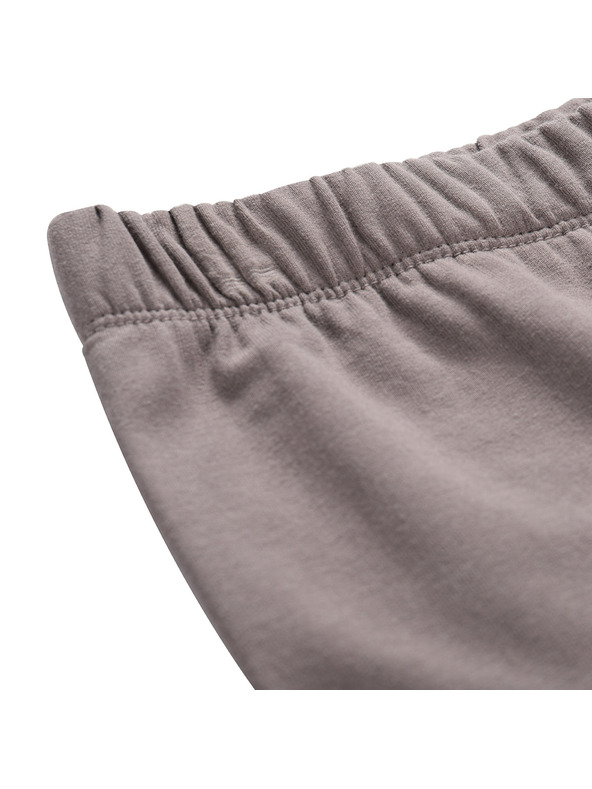 NAX Detské bavlnené nohavice nax NAX LONSO driftwood