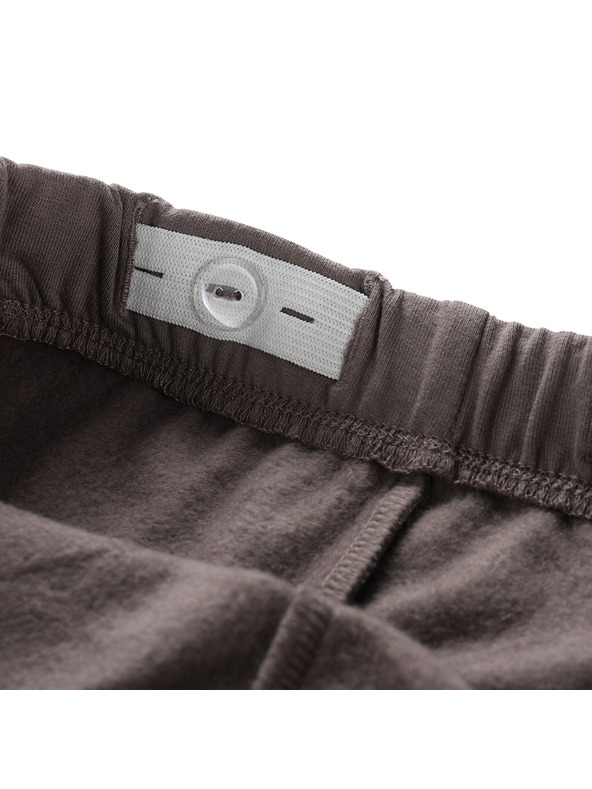 NAX Detské bavlnené nohavice nax NAX LONSO driftwood