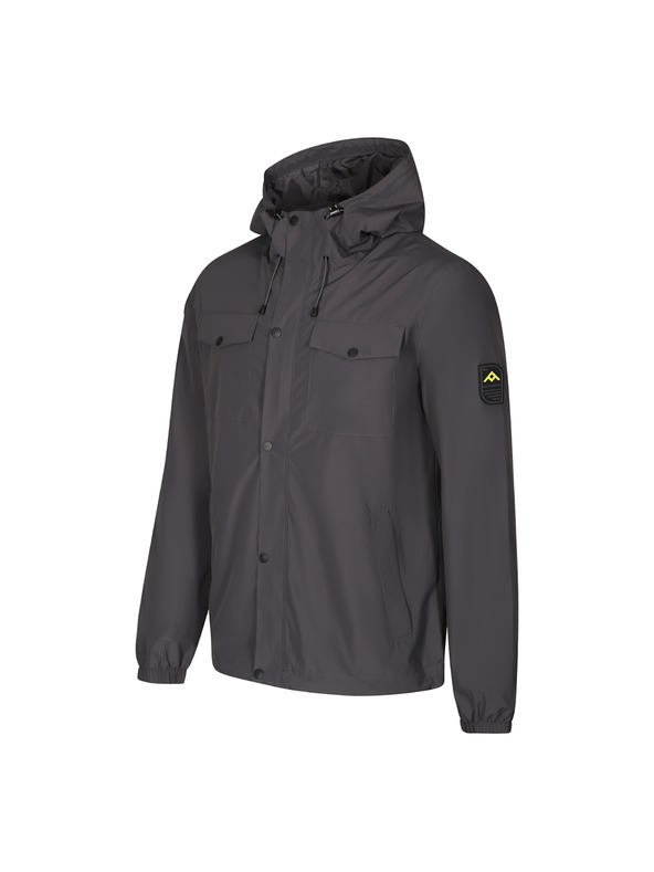 NAX Pánska bunda s ptx membránou nax NAX IKEL dk.true gray