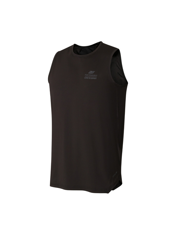 ALPINE PRO Pánske rýchloschnúce tielko s cool dry ALPINE PRO GELAD 2 black