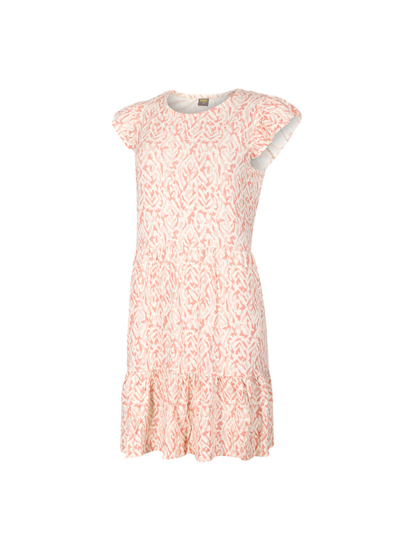 NAX Dámske letné šaty nax NAX ADEGA peach whip