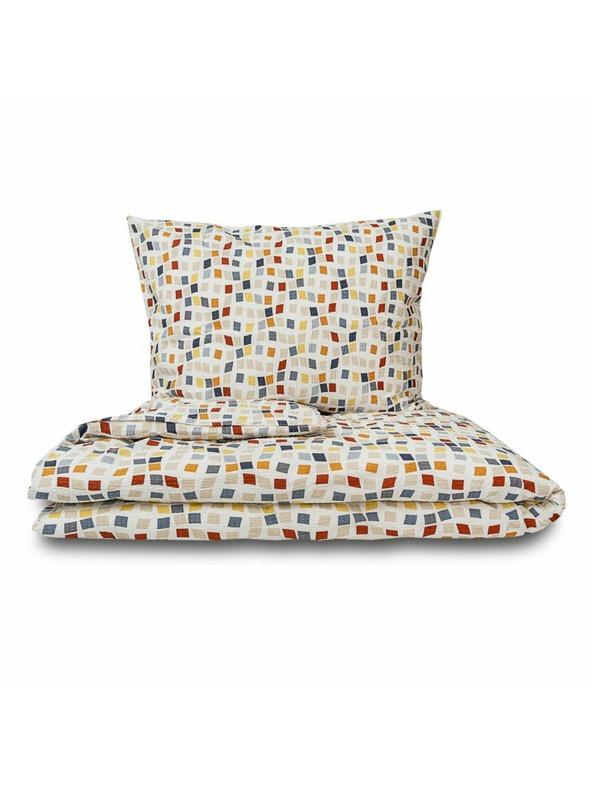 Kvalitex Francúzska krepová posteľná bielizeň 240x200, 70x90cm Mozaika