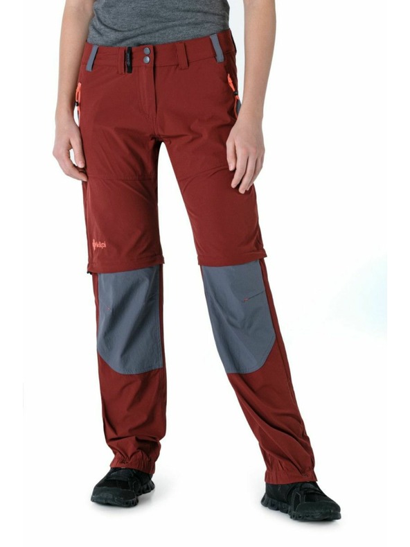 Kilpi Dámske outdoorové nohavice KILPI HOSIO-W Tmavočervená