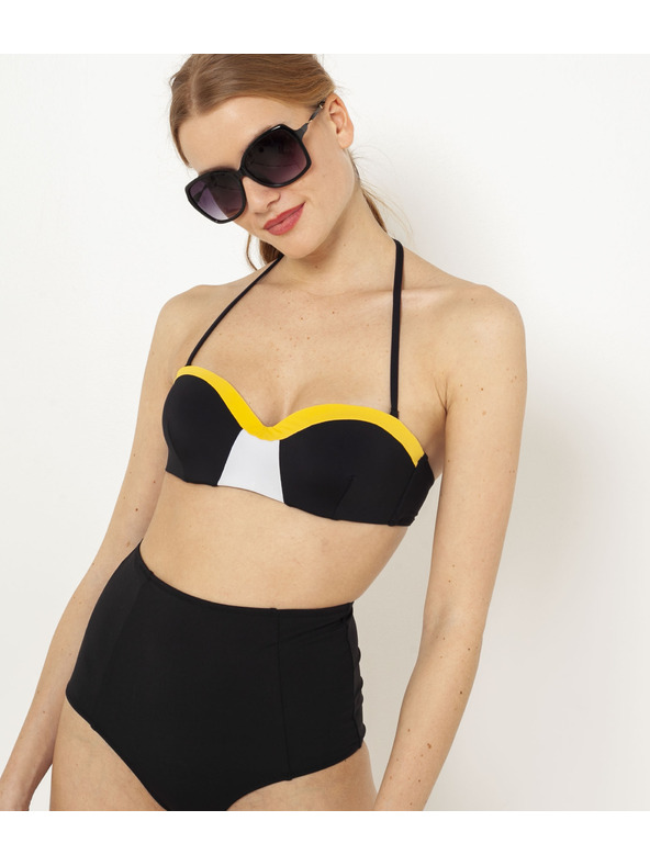 CAMAIEU Čierny horný diel plaviek CAMAIEU