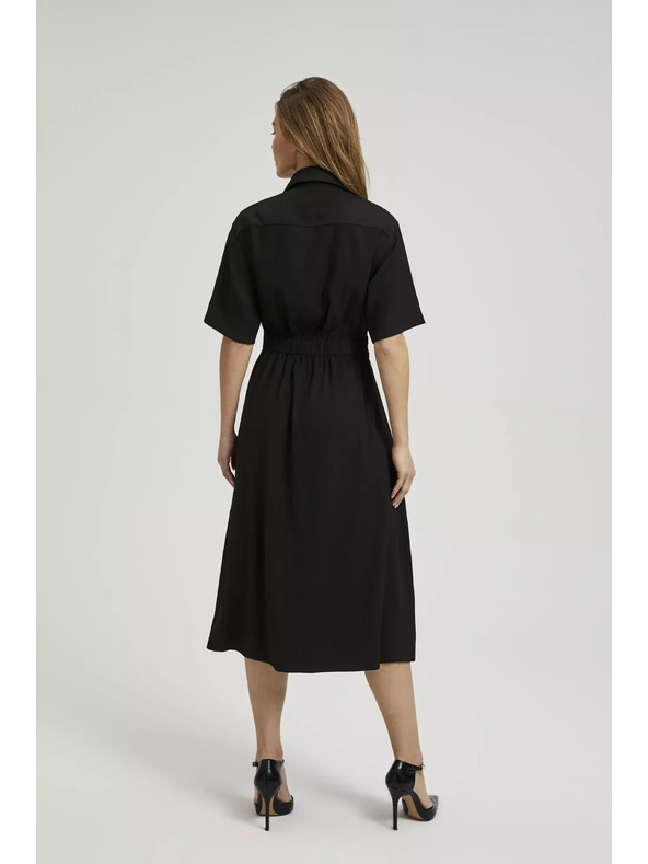 Moodo Čierne košeľové šaty