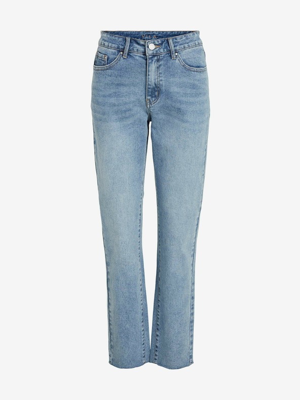 Vila Modré džínsy rovného strihu VILA Stray