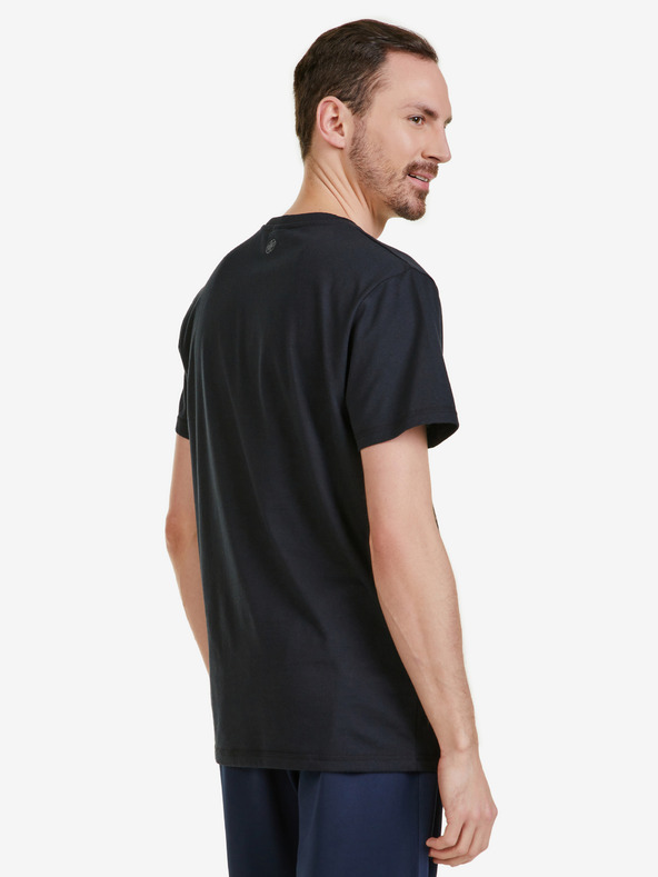 Sam 73 Čierne pánske tričko SAM 73 Leonard