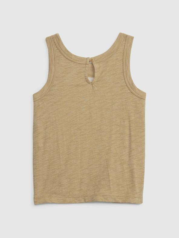 GAP Baby bavlnené tielko melón GAP