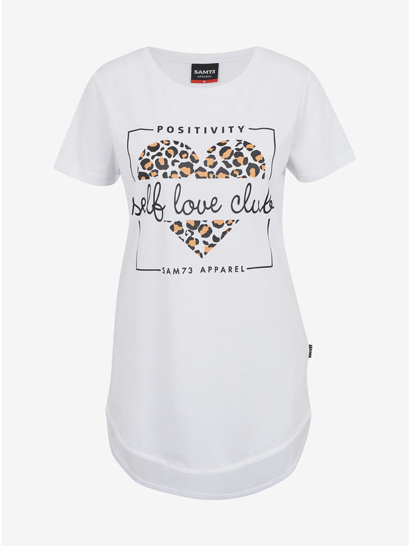 Sam 73 Biele dámske tričko SAM 73 Inathi